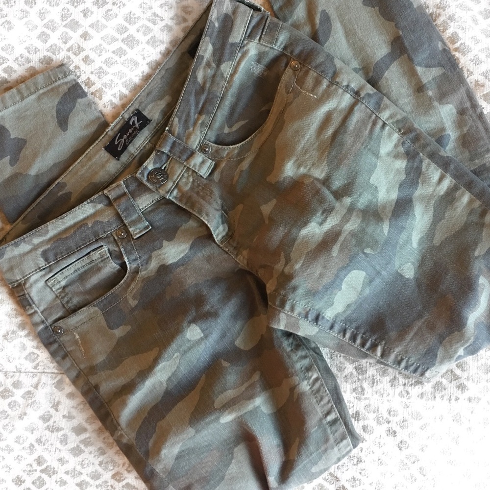 Seven7 Camo Jeans